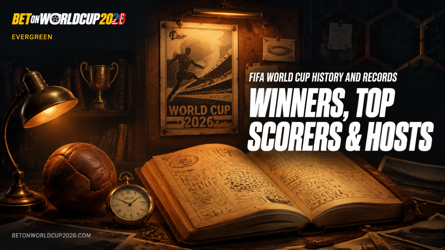 FIFA World Cup History and Records — Winners, Top Scorers & Hosts